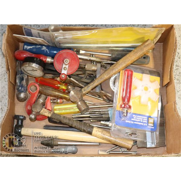FLAT OF VARIOUS TOOLS