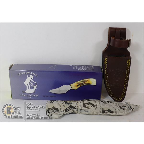 NEW BONE COLLECTOR 440 STAINLESS STEEL 6.5" KNIFE