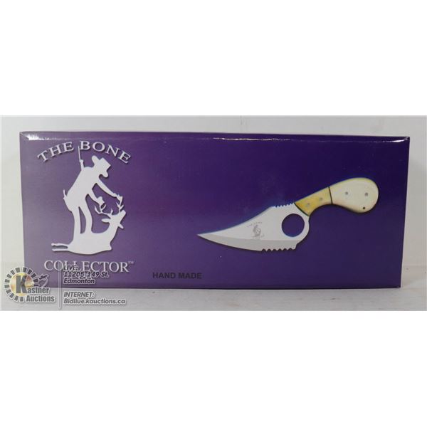 NEW BONE COLLECTOR 440 STAINLESS STEEL 7" 2 TONE