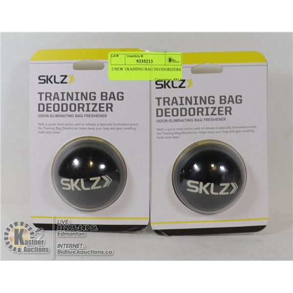 2 NEW TRAINING BAG DEODORIZERS