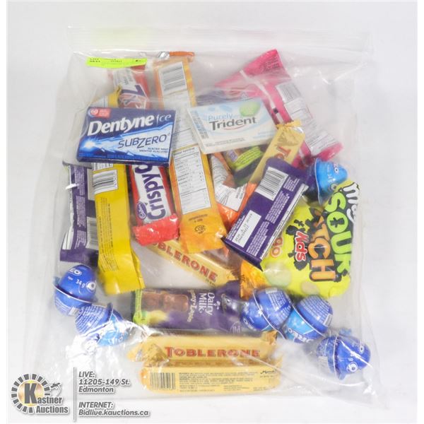 24 ASSORTED CHOCOLATE, CANDY AND MORE