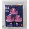 Image 1 : NEW 3PC COLOUR CHANGING BATH LIGHTS SET