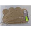 Image 1 : NEW TAN PAW PRINT PET MAT