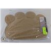 Image 1 : NEW TAN PAW PRINT PET MAT