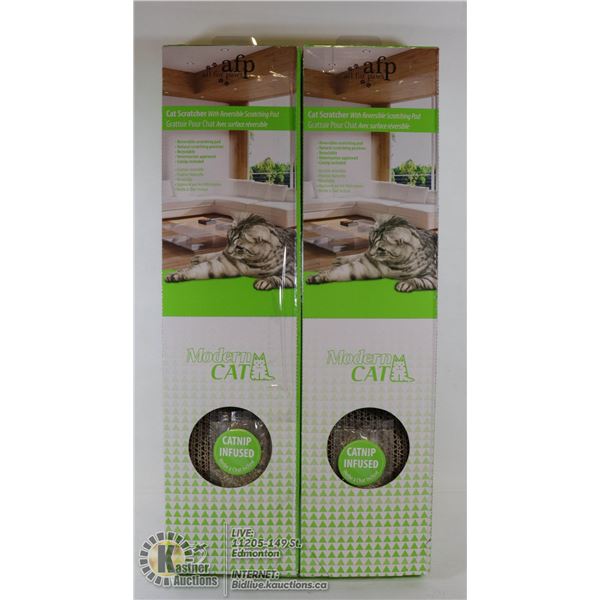 2 NEW CAT SCRATCHER W/ CAT NIP