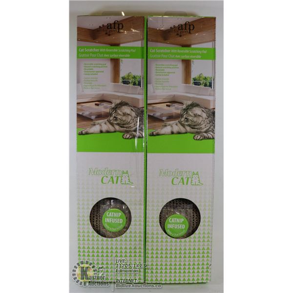 2 NEW CAT SCRATCHER W/ CAT NIP