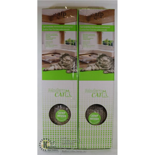 2 NEW CAT SCRATCHER W/ CAT NIP
