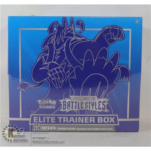 POKEMON BATTLE STYLES ELITE TRAINER BOX BOOSTERS E