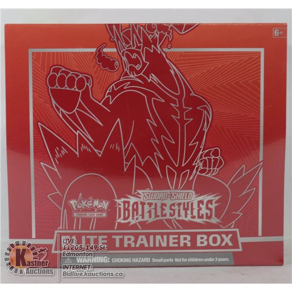 POKEMON BATTLE STYLES ELITE TRAINER BOX BOOSTERS E