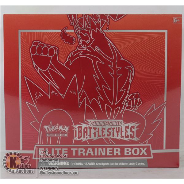 POKEMON BATTLE STYLES ELITE TRAINER BOX BOOSTERS E