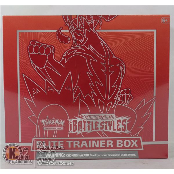 POKEMON BATTLE STYLES ELITE TRAINER BOX BOOSTERS E