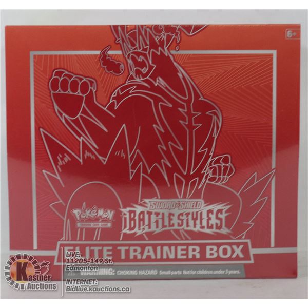 POKEMON BATTLE STYLES ELITE TRAINER BOX BOOSTERS E