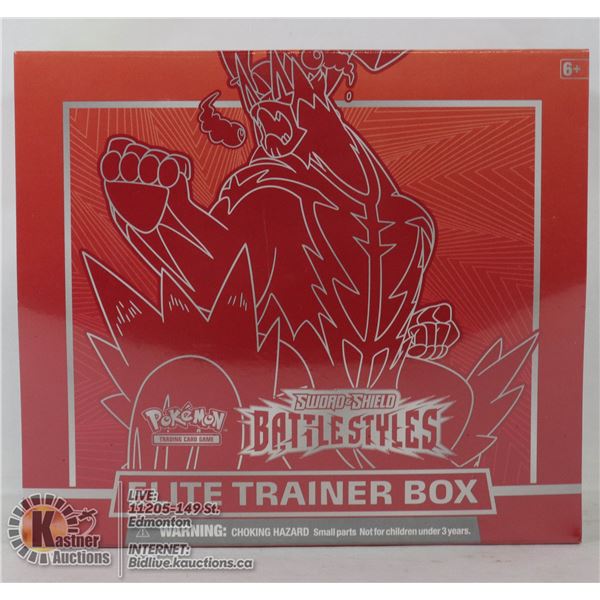 POKEMON BATTLE STYLES ELITE TRAINER BOX BOOSTERS E