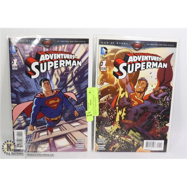 ADVENTURE OF SUPERMAN 1 + 1A VARIANT CHRIS SAMNEE