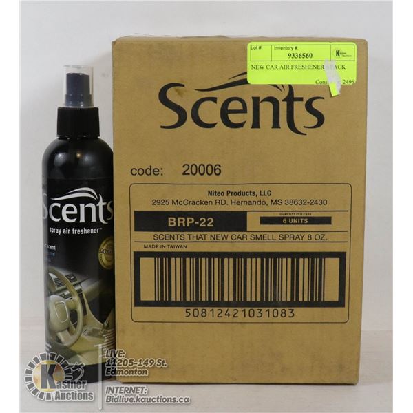 NEW CAR AIR FRESHENER 6 PACK