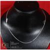 Image 1 : #128-STERLING SILVER NECKLACE 18"/2 PCS