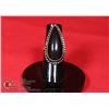 Image 1 : #81-NATURAL BLACK OBSIDIAN RING SIZE 5