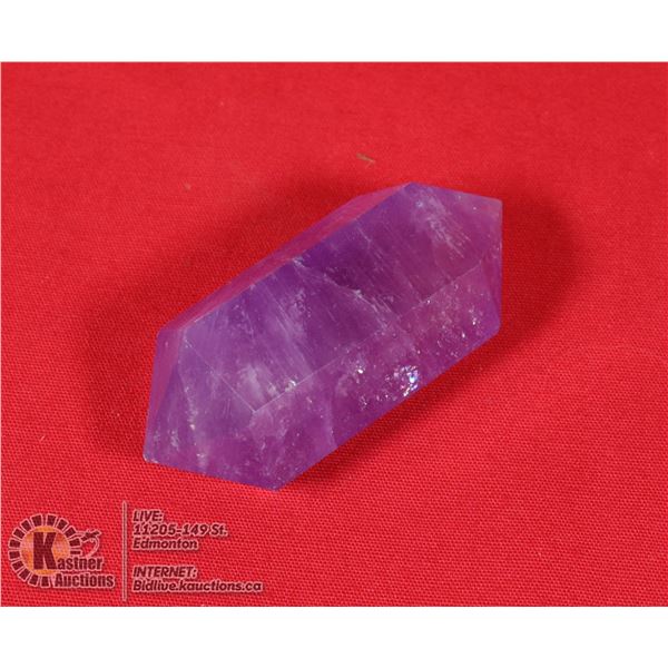 #269-NATURAL AMETHYST 2 POINT 23.3 x 53.3mm