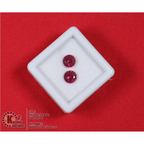 #245-RED RUBY GEMSTONES 6mm 2.00ct