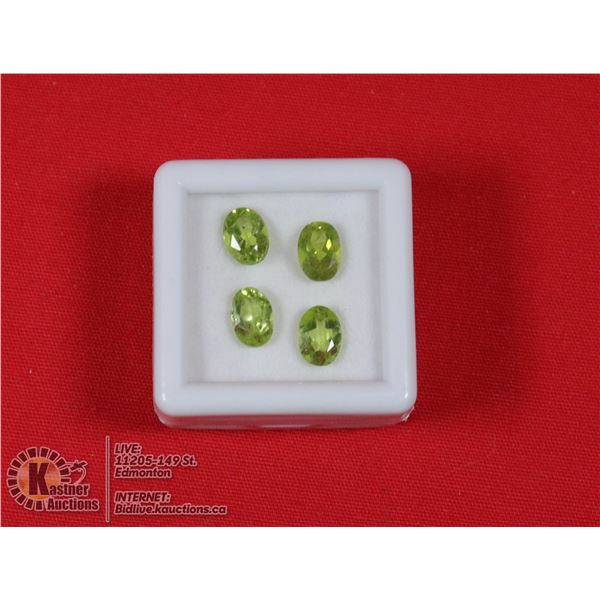 #197-GREEN PERIDOT GEMSTONES 3.35ct
