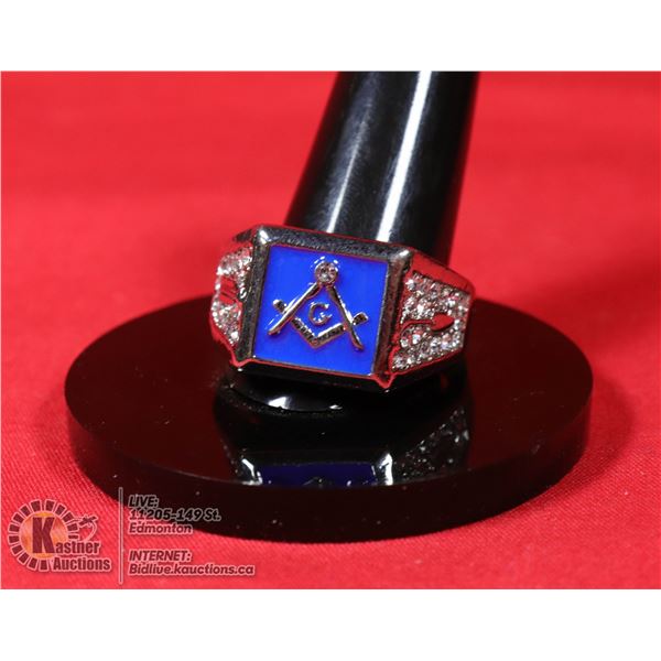 MENS MASONIC RING SIZE 11