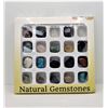 Image 1 : 16)  LOT OF 20 NATURAL GEMSTONES WITH