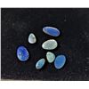 Image 1 : 20)  LOT OF 7 NATURAL AUSTRALIAN OPALS, 4 CT