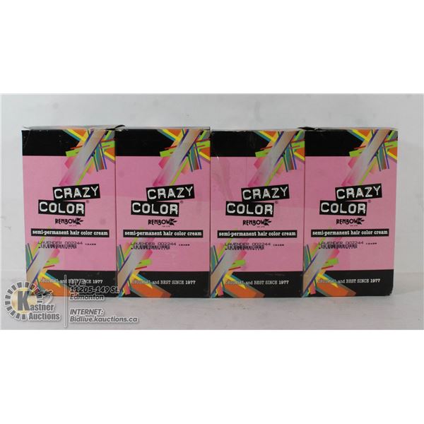 CRAZY COLOR SEMI PERMANENT HAIR COLOR CREAM.