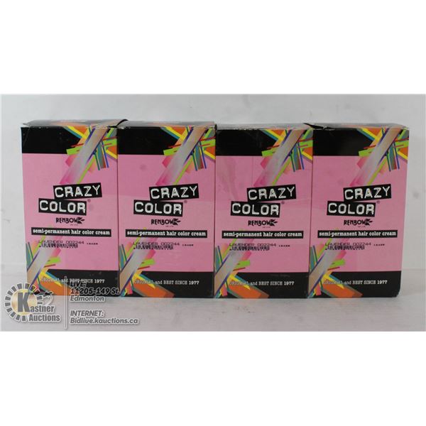 CRAZY COLOR SEMI PERMANENT HAIR COLOR CREAM.