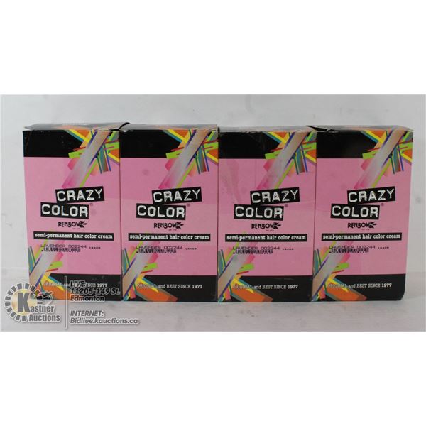 CRAZY COLOR SEMI PERMANENT HAIR COLOR CREAM.