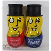 Image 1 : PAIR OF GLASS MR PEANUT JARS