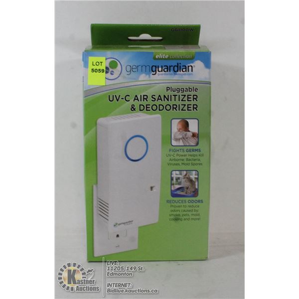 UV-C AIR SANTIZER AND DEODERIZER.