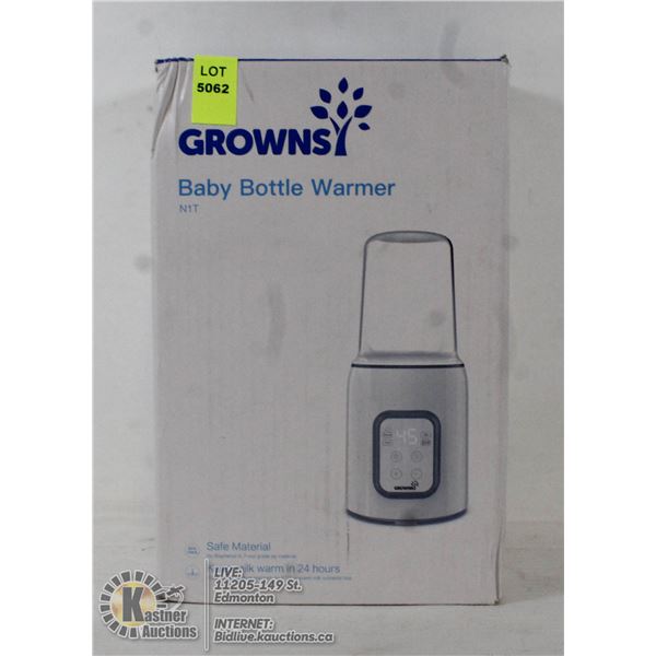 GROWNS BABY BOTTLE WARMER.