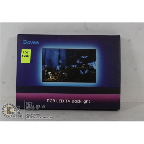 GOVEE RGB LED TV BACK LIGHT.