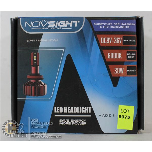 NOVSIGHT LED HEADLIGHTS.