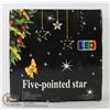 Image 1 : LED FIVE POINTED STAR STRING LIGHT.
