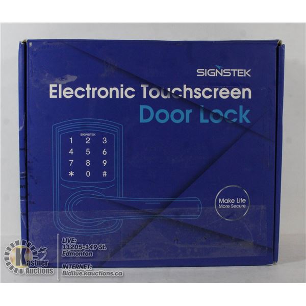 ELECTRONIC TOUCH SCREEN DOOR LOCK.