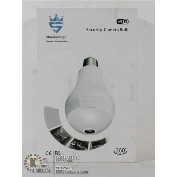 SECURITY CAMERA BULB.
