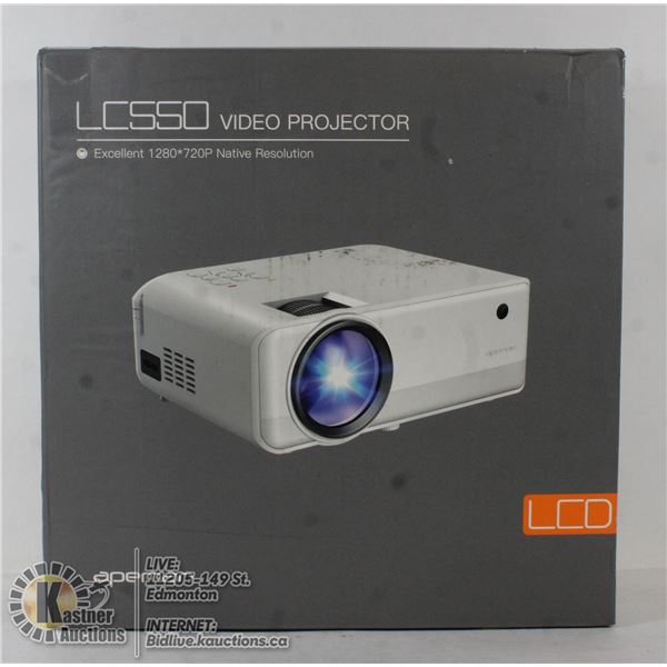 LC550 VIDEO PROJECTOR.