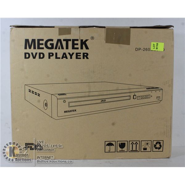 MEGATEK DVD PLAYER MODEL DP-260M55HD