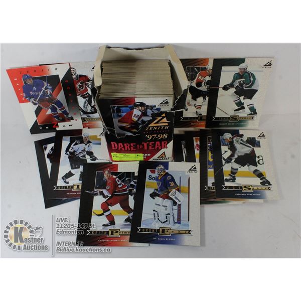 150+ OVERSIZE HOCKEY CARDS. PINNACLE.