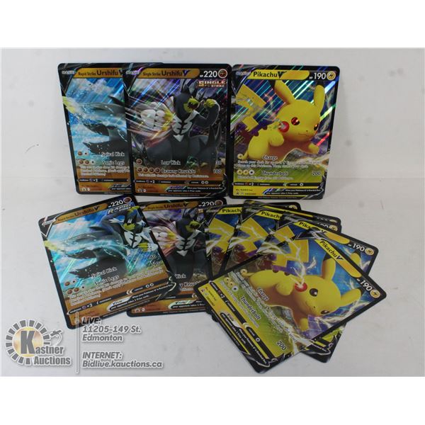 x10 JUMBO POKEMON COLLECTORS CARDS, NEW