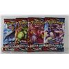 Image 1 : x4 POKEMON BOOSTER PACKS, NEW, SEALED