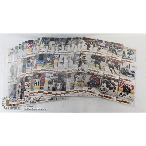00-01 UPPER DECK SERIES 1 COMPLETE SET IN PAGES