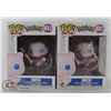 Image 1 : x2 POKEMON POP "MEW" COLLECTIBLE FIGURES, NEW