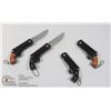 Image 1 : 4 NEW MINI REVOLVER KNIVES