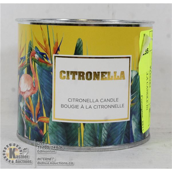 140G CITRONELLA CANDLE IN METAL POT
