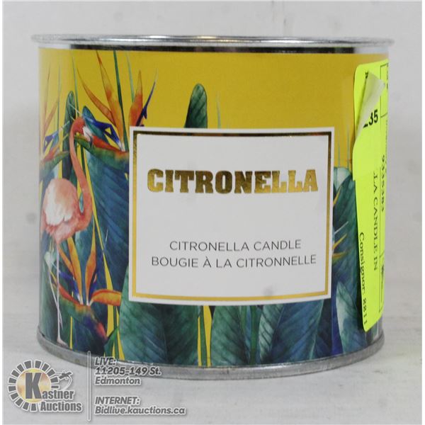 140G CITRONELLA CANDLE IN METAL POT