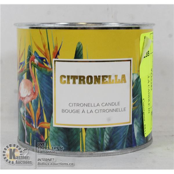 140G CITRONELLA CANDLE IN METAL POT