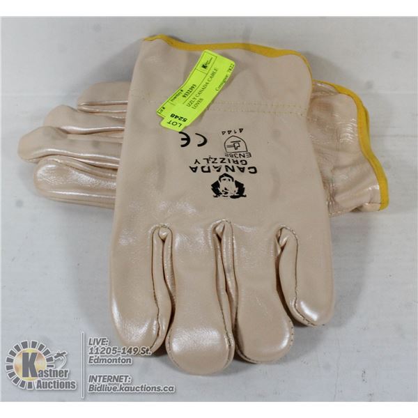 12 PAIRS GRIZZLY CANADA CABLE PULLER GLOVES